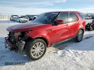 2017 Land Rover Discovery HSE Luxury with VIN SALRHBBV5HA025561, listed as a Copart auction lot 88126015 with 75,727 mi miles and Salvage Title. Bid and sale history available at DreamBid. Image 1.