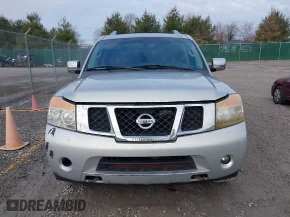 2011 Nissan Armada Platinum z VIN 5N1AA0NC2BN615574, wystawiony jako IAAI lot #41222471 z przebiegiem 340 803 mil mil oraz . Historia ofert i sprzedaży dostępna na DreamBid. Obrazek 12.