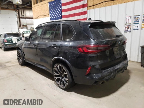 2021 BMW X5 M z VIN 5YMJU0C07M9E05109, wystawiony jako Copart lot #86393584 z przebiegiem 47 274 mil mil oraz Szkoda całkowita • Salvage title. Historia ofert i sprzedaży dostępna na DreamBid. Obrazek 2.