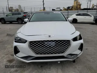 2019 Genesis G70 Advanced with VIN KMTG74LEXKU024019, listed as a Copart auction lot 50832935 with 111,373 mi miles and Salvage Title. Bid and sale history available at DreamBid. Image 5.