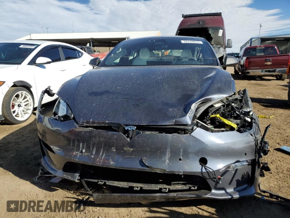 2023 Tesla Model S Plaid with VIN 5YJSA1E64PF499373, listed as a Copart auction lot 78744674 with Not provided miles and Salvage title. Bid and sale history available at DreamBid. Image 5.