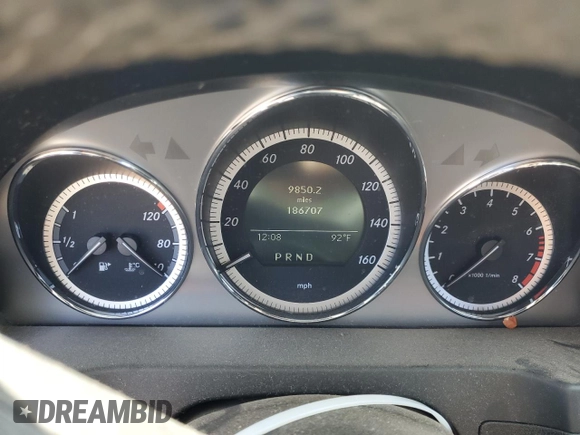 2010 Mercedes-Benz C 350 Sport with VIN WDDGF5GB9AR114616, listed as a Copart auction lot 62102435 with 186,707 mi miles and Clean title. Bid and sale history available at DreamBid. Image 9.