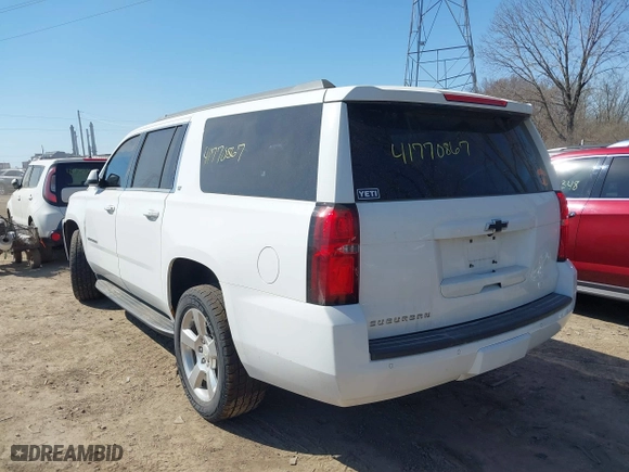 2016 Chevrolet Suburban LT with VIN 1GNSKHKC9GR410334, listed as a IAAI auction lot 41770867 with 168,257 mi miles. Bid and sale history available at carsss.com. Image 3.