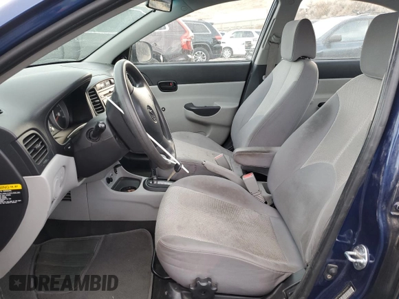 2010 Hyundai Accent GLS with VIN KMHCN4AC1AU426977, listed as a Copart auction lot 84705694 with 148,594 mi miles and Salvage Title. Bid and sale history available at carsss.com. Image 7.