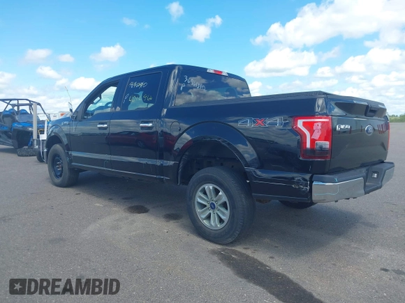 2017 Ford F-150 XL with VIN 1FTEW1EF4HFB34736, listed as a IAAI auction lot 40129669 with 130,947 mi miles and . Bid and sale history available at DreamBid. Image 3.