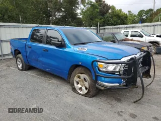 2023 Ram 1500 Tradesman with VIN 1C6SRFGT1PN666130, listed as a Copart auction lot 69990804 with 2,229 mi miles and Salvage title. Bid and sale history available at DreamBid. Image 4.