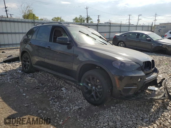 2012 BMW X5 35i with VIN 5UXZV4C54CL985119, listed as a Copart auction lot 56856735 with Not provided miles and Salvage title. Bid and sale history available at DreamBid. Image 4.