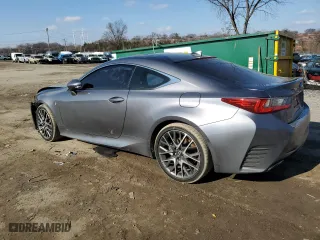2018 Lexus RC with VIN JTHS85BC8J5004516, listed as a Copart auction lot 44033395 with 63,537 mi miles and Salvage Title. Bid and sale history available at carsss.com. Image 2.