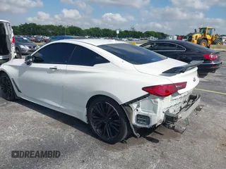 2017 Infiniti Q60 2.0t Premium with VIN JN1CV7EK7HM110553, listed as a IAAI auction lot 42115242 with 83,129 mi miles. Bid and sale history available at carsss.com. Image 3.