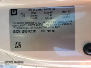 2011 Cadillac CTS with VIN 1G6DM1ED3B0132019, listed as a Copart auction lot 41505905 with 170,891 mi miles and Salvage Title. Bid and sale history available at DreamBid. Image 12.