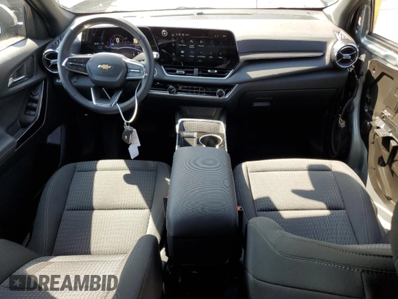 2025 Chevrolet Equinox FWD LT with VIN 3GNAXHEG7SL227705, listed as a Copart auction lot 54619805 with 8,415 mi miles and Clean Title. Bid and sale history available at DreamBid. Image 8.