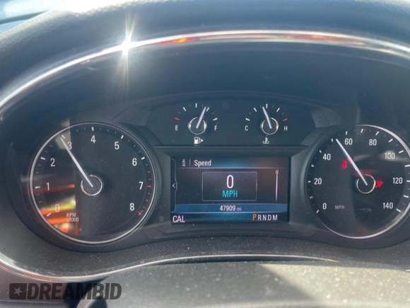 2019 Buick Encore Preferred with VIN KL4CJASB3KB920804, listed as a Copart auction lot 52538655 with 47,909 mi miles and Non Repairable. Bid and sale history available at carsss.com. Image 9.