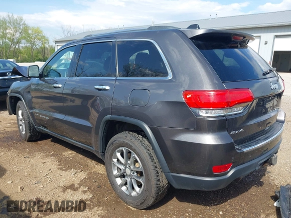 2014 Jeep Grand Cherokee Limited with VIN 1C4RJFBT4EC349957, listed as a IAAI auction lot 42118241 with 127,168 mi miles and . Bid and sale history available at DreamBid. Image 3.