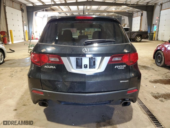 2012 Acura RDX Tech Pkg with VIN 5J8TB1H52CA001633, listed as a Copart auction lot 47108595 with 143,242 mi miles and Salvage Title. Bid and sale history available at carsss.com. Image 6.