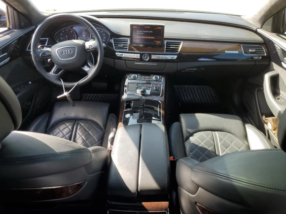 2014 Audi A8 L 4.0T with VIN WAUR2AFD3EN003757, listed as a Copart auction lot 78393724 with 94,227 mi miles and Salvage Title. Bid and sale history available at carsss.com. Image 8.
