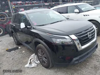2024 Nissan Pathfinder S with VIN 5N1DR3AAXRC224447, listed as a IAAI auction lot 41165516 with 50,321 mi miles. Bid and sale history available at carsss.com. Image 1.
