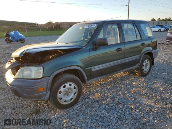 2000 Honda CR-V LX with VIN JHLRD1848YC038520, listed as a Copart auction lot 74137634 with 104,332 mi miles and Salvage Title. Bid and sale history available at carsss.com. Image 1.