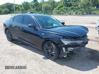 2023 Acura Integra w/A-Spec Package with VIN 19UDE4H3XPA011960, listed as a IAAI auction lot 42529254 with 28,113 mi miles and . Bid and sale history available at DreamBid. Image 1.