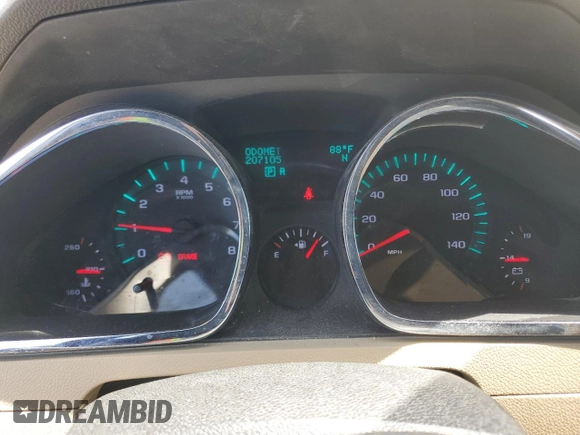 2012 Chevrolet Traverse LTZ z VIN 1GNKVLEDXCJ157466, wystawiony jako Copart lot #56336585 z przebiegiem 207 105 mil mil oraz Szkoda całkowita • Salvage title. Historia ofert i sprzedaży dostępna na DreamBid. Obrazek 9.