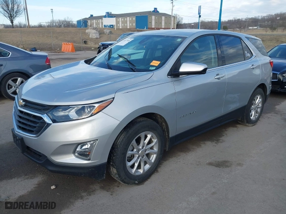 2020 Chevrolet Equinox LT with VIN 3GNAXKEV5LL272574, listed as a IAAI auction lot 41657340 with 58,043 mi miles. Bid and sale history available at carsss.com. Image 18.