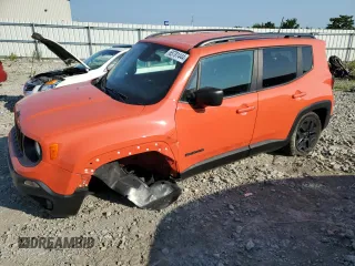 2018 Jeep Renegade Upland z VIN ZACCJBAB2JPH64207, wystawiony jako Copart lot #65781444 z przebiegiem 88 856 mil mil oraz Nie do naprawy • Non repairable. Historia ofert i sprzedaży dostępna na DreamBid. Obrazek 1.
