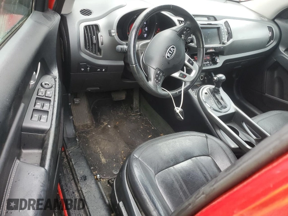 2012 Kia Sportage EX with VIN KNDPC3A2XC7267875, listed as a Copart auction lot 60050415 with 170,219 mi miles and Salvage title. Bid and sale history available at DreamBid. Image 8.