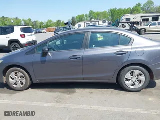 2015 Honda Civic Sedan LX with VIN 19XFB2F50FE095498, listed as a IAAI auction lot 42077072 with 211,682 mi miles. Bid and sale history available at carsss.com. Image 14.