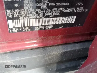 2021 Toyota Venza LE with VIN JTEAAAAH8MJ007902, listed as a Copart auction lot 52990125 with 55,100 mi miles and Salvage Title. Bid and sale history available at carsss.com. Image 13.