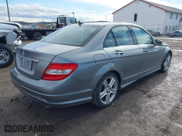 2011 Mercedes-Benz C 300 Sport with VIN WDDGF8BB4BR162809, listed as a IAAI auction lot 41543929 with 128,161 mi miles and . Bid and sale history available at carsss.com. Image 4.