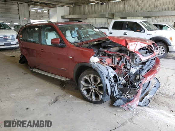 2013 BMW X5 xDrive50i with VIN 5UXZV8C58DL899529, listed as a Copart auction lot 62642105 with Not provided miles and Clean title. Bid and sale history available at DreamBid. Image 4.