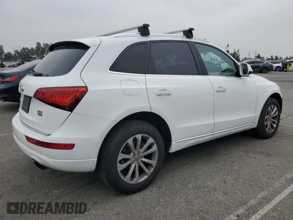 2015 Audi Q5 Premium with VIN WA1CFAFPXFA065733, listed as a Copart auction lot 59793155 with 133,803 mi miles and Salvage title. Bid and sale history available at DreamBid. Image 3.