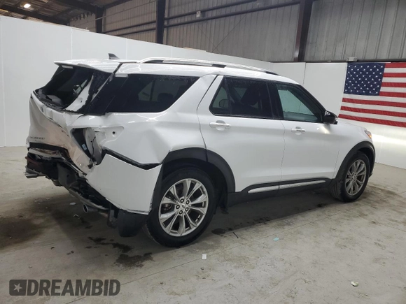 2024 Ford Explorer Limited with VIN 1FMSK7FH1RGA24462, listed as a Copart auction lot 49630855 with 13,995 mi miles and Non Repairable. Bid and sale history available at carsss.com. Image 3.