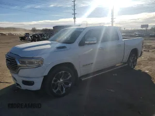 2022 Ram 1500 Longhorn with VIN 1C6SRFKT4NN186216, listed as a Copart auction lot 85762454 with 39,909 mi miles and Non repairable. Bid and sale history available at DreamBid. Image 1.