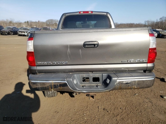 2005 Toyota Tundra SR5 with VIN 5TBDT44155S492573, listed as a Copart auction lot 48245355 with 136,060 mi miles and Salvage Title. Bid and sale history available at carsss.com. Image 6.