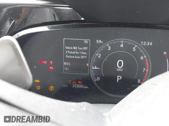2023 Lexus NX with VIN 2T2GGCEZ0PC026760, listed as a IAAI auction lot 41242637 with 25,300 mi miles. Bid and sale history available at carsss.com. Image 7.