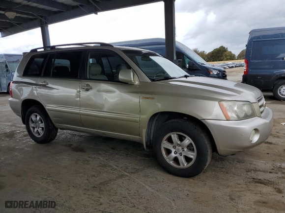 2002 Toyota Highlander with VIN JTEHF21A420067753, listed as a Copart auction lot 48769645 with 193,477 mi miles and Salvage Title. Bid and sale history available at carsss.com. Image 4.