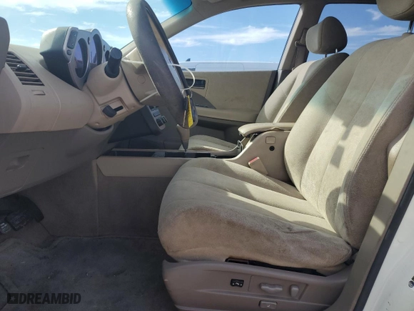 2005 Nissan Murano SL with VIN JN8AZ08T25W302469, listed as a Copart auction lot 43397395 with 263,136 mi miles and Clean Title. Bid and sale history available at carsss.com. Image 7.