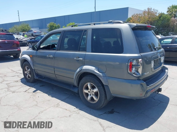 2007 Honda Pilot EX-L with VIN 5FNYF18587B015655, listed as a IAAI auction lot 42485193 with 293,684 mi miles and . Bid and sale history available at DreamBid. Image 3.