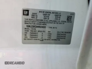 2017 Chevrolet Tahoe Commercial с VIN 1GNLCDEC8HR224503, выставлен на аукционе Copart как лот 51130185 с пробегом Не указан миль и Чистый • Clean title. История ставок и продаж доступна на DreamBid. Изображение 13.