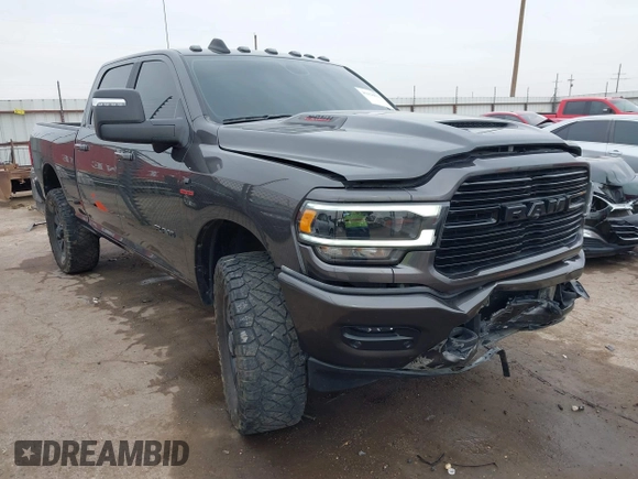 2024 Ram 2500 Laramie z VIN 3C6UR5FL1RG142556, wystawiony jako IAAI lot #41428812 z przebiegiem 42 004 mil mil oraz . Historia ofert i sprzedaży dostępna na DreamBid. Obrazek 1.