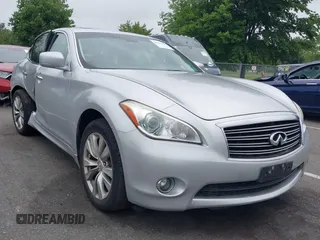 2012 Infiniti M with VIN JN1BY1AR6CM396438, listed as a IAAI auction lot 39913985 with 124,278 mi miles and . Bid and sale history available at DreamBid. Image 1.