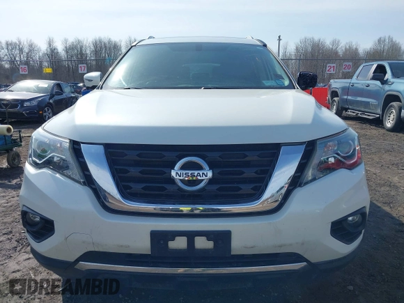 2017 Nissan Pathfinder SV with VIN 5N1DR2MM7HC610550, listed as a IAAI auction lot 41797183 with 54,071 mi miles. Bid and sale history available at carsss.com. Image 12.