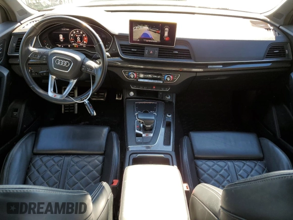2018 Audi SQ5 Premium Plus with VIN WA1A4AFY7J2249312, listed as a Copart auction lot 74194984 with 80,446 mi miles and Salvage Title. Bid and sale history available at DreamBid. Image 8.