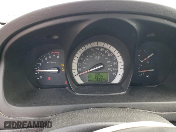 2009 Kia Spectra with VIN KNAFE241395024865, listed as a Copart auction lot 81750874 with 179,834 mi miles and Salvage Title. Bid and sale history available at carsss.com. Image 9.