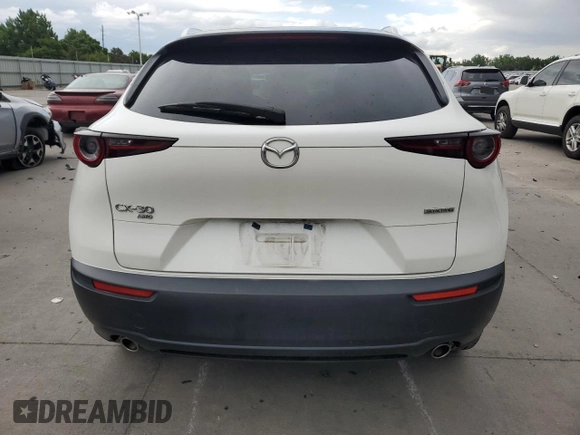 2022 Mazda CX-30 S Select with VIN 3MVDMBBL9NM411859, listed as a Copart auction lot 59875745 with 52,878 mi miles and Salvage title. Bid and sale history available at DreamBid. Image 6.