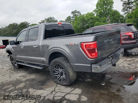 2021 Ford F-150 XL with VIN 1FTEW1EP0MFB98114, listed as a Copart auction lot 55892705 with 47,619 mi miles and Salvage title. Bid and sale history available at DreamBid. Image 2.