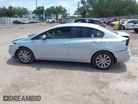2012 Honda Civic EX with VIN 19XFB2F80CE061339, listed as a IAAI auction lot 41996585 with 112,841 mi miles and . Bid and sale history available at DreamBid. Image 14.