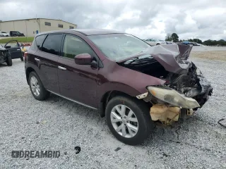 2013 Nissan Murano S with VIN JN8AZ1MU9DW203991, listed as a Copart auction lot 71965254 with 0 mi miles and Salvage Title. Bid and sale history available at carsss.com. Image 4.