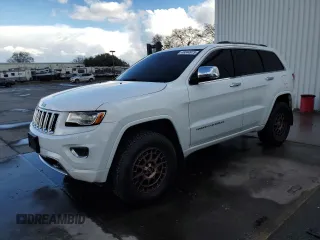 2014 Jeep Grand Cherokee Overland with VIN 1C4RJFCT6EC247798, listed as a Copart auction lot 48344975 with 172,253 mi miles and Salvage Title. Bid and sale history available at DreamBid. Image 1.