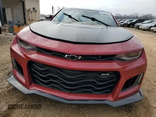 2018 Chevrolet Camaro ZL1 with VIN 1G1FJ1R60J0149068, listed as a Copart auction lot 44157975 with 60,385 mi miles and Salvage Title. Bid and sale history available at DreamBid. Image 5.